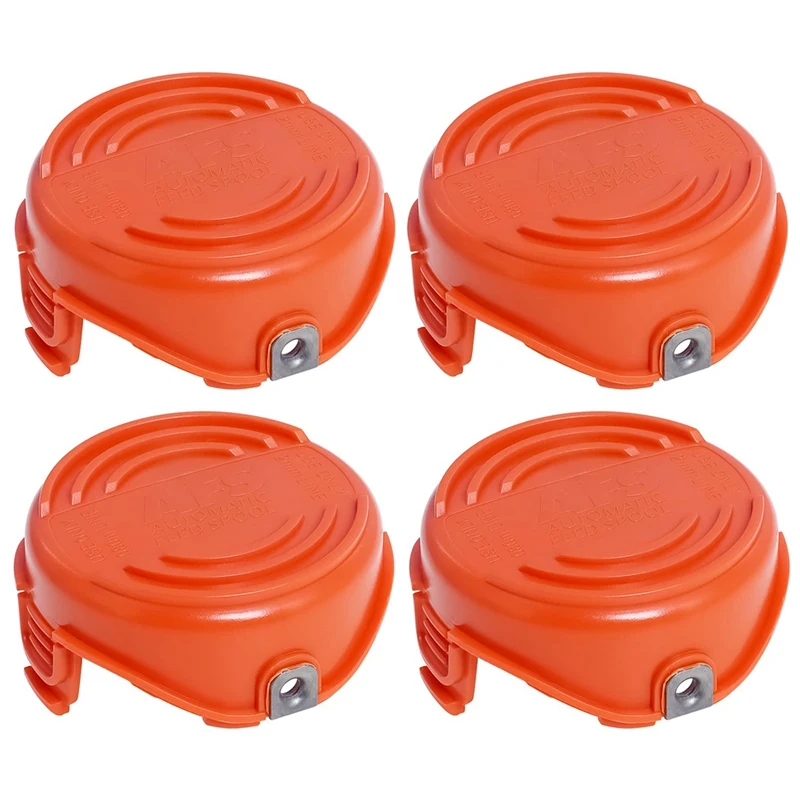 Trimmer Replacement Spool Cap Covers Compatible for Black+Decker