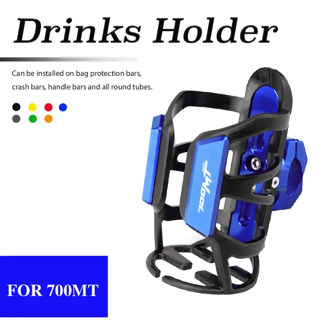 Water Cup Holder For CFMOTO 700MT MT-700 CF 700MT 700mt Motorcycle CNC Beverage Water Bottle Cage Drink Cup Holder Water Cup Holder For CFMOTO 700MT MT-700 CF 700MT 700mt Motorcycle CNC Beverage Water Bottle Cage Drink Cup Holder