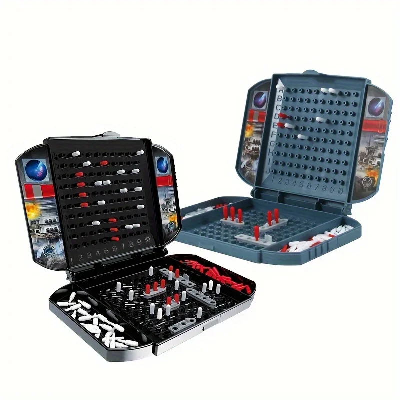 Zweistufiges Naval Battle-Strategiespiel – ansprechendes Schlachtschiff-Brettspiel für Jugendliche und Erwachsene, klassisches Sinking Fleet-Erlebnis