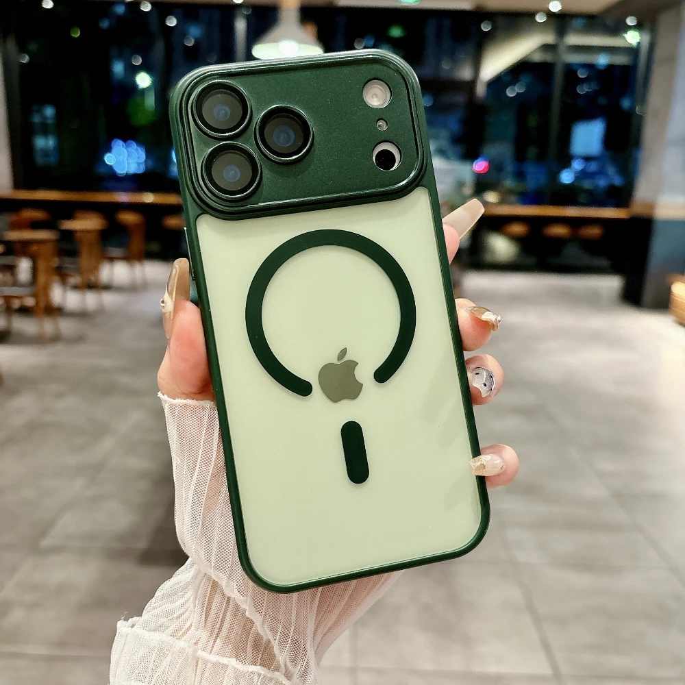 Luxury Matte Magnetic Shockproof Phone Case - Premium Armor Cover