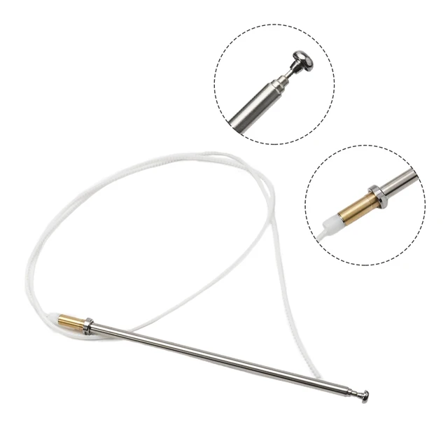Antena Telescópica Eléctrica Automática Para Coche - Universal, 97cm, Compatible Con Mercedes W124, Audi, BMW, VW Y Más