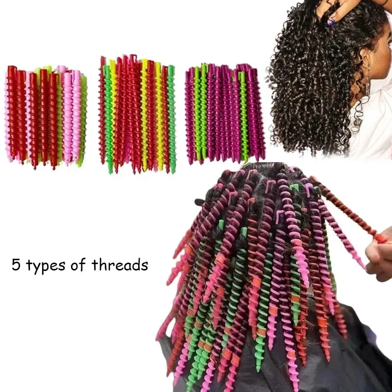 Hair Curling Tools Spiral Plastic Perm Stick Women Cold Perm Bar Hair Curler 10-28pcs