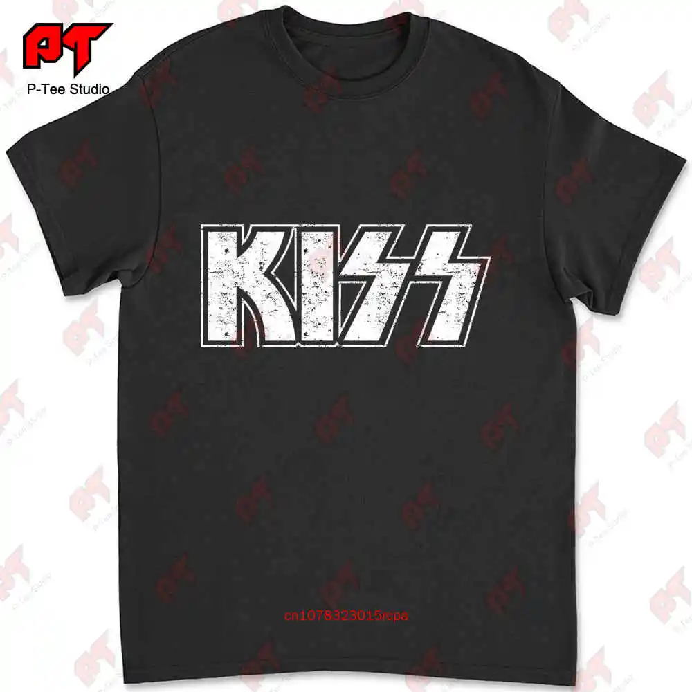 

Kiss'потертая футболка с логотипом VQTN