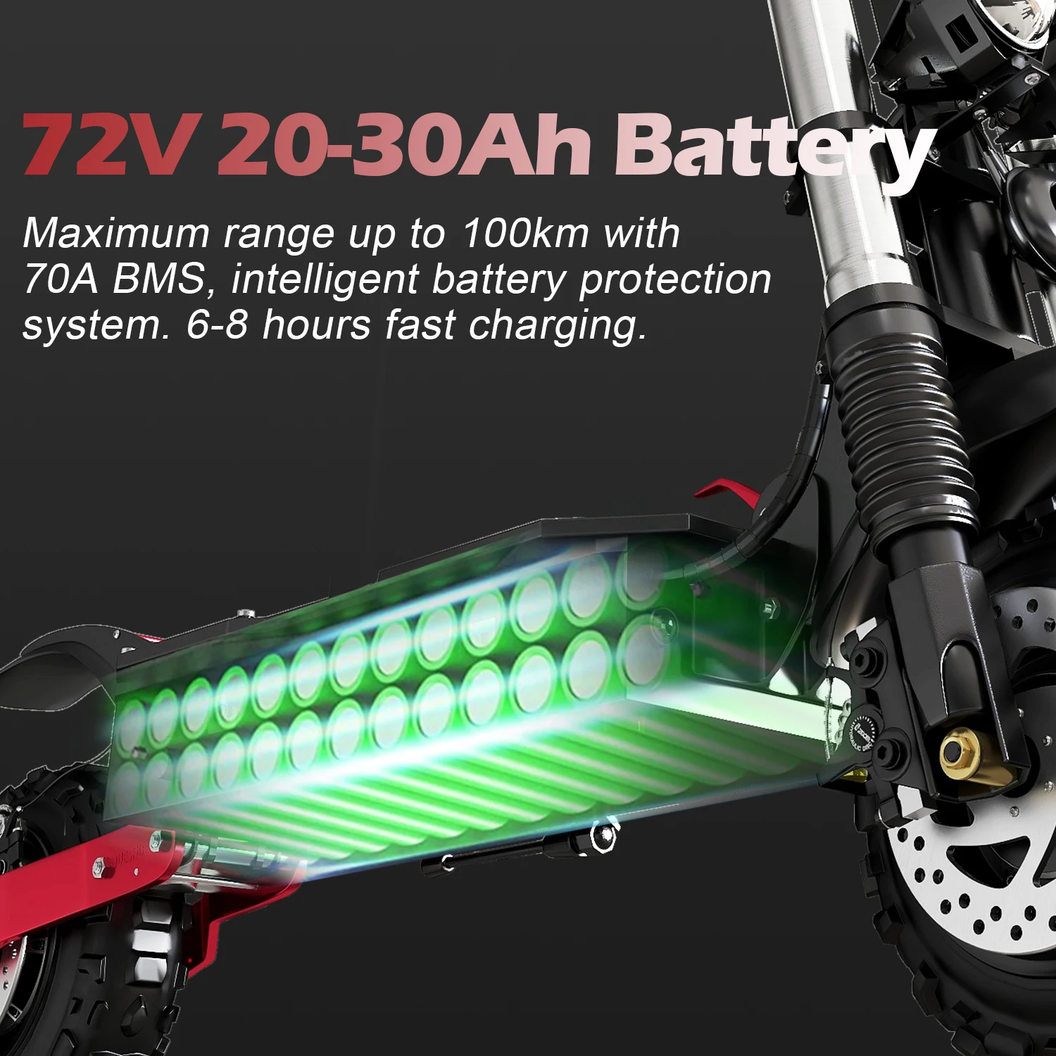 High-Power Foldable Off-Road Electric Scooter 5