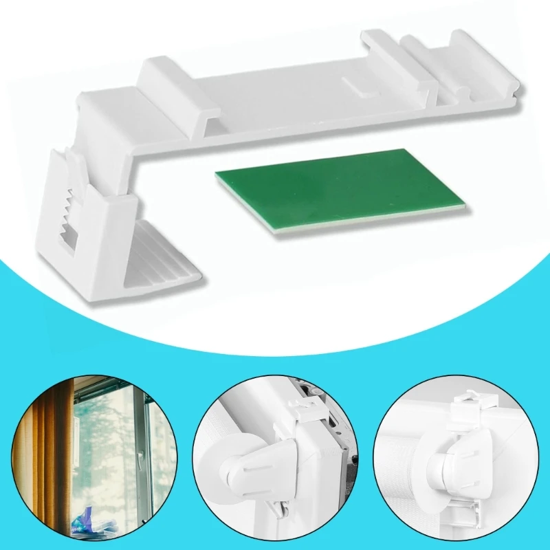 Roller Blind Lengthen Adjustable Bracket Fixing Accessories Roller Curtain Holder Window Shade Clamp Repair Replacement curtain accessories curtain holder