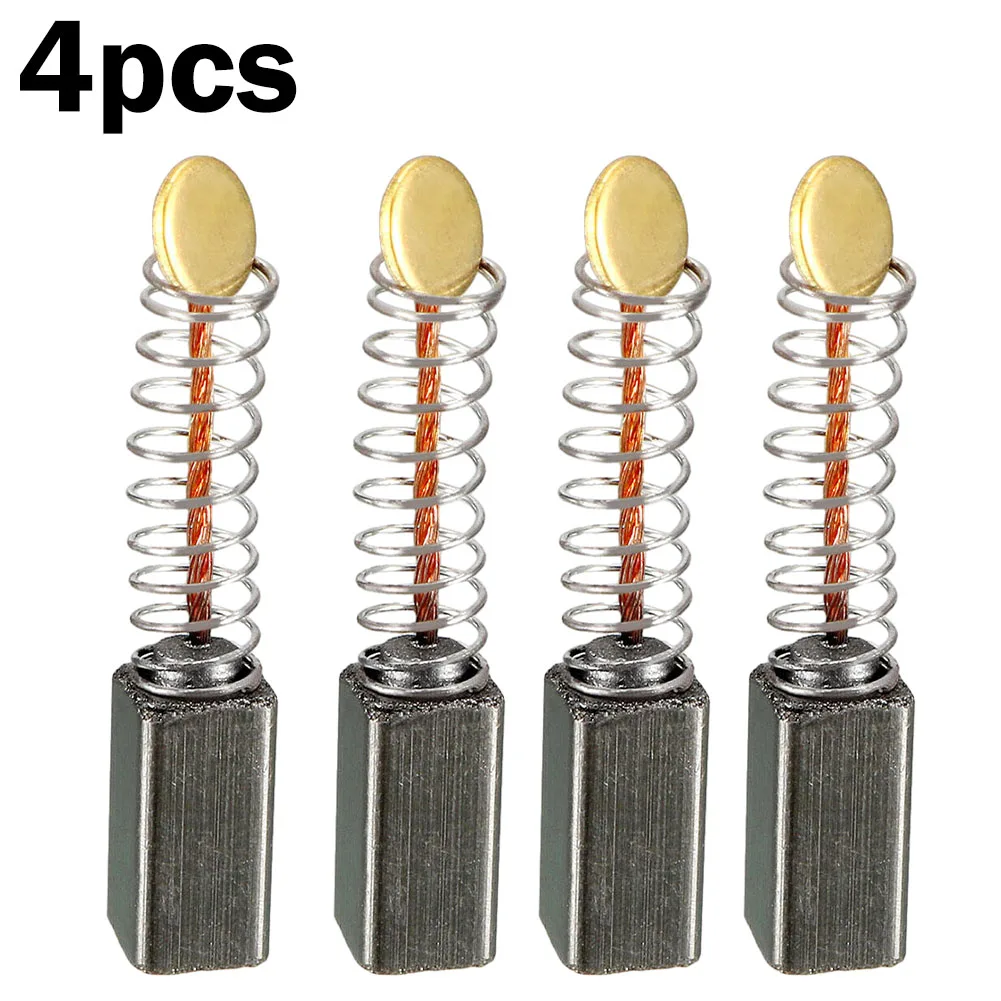 

4pcs Carbon Brushes Electric Motors Carbon Brush Replacement For Electric Hammer Drills Power Tool Accessories