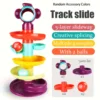 Educational Fun Track Slide Ball Tower, Rolling Ball Early Education Toys, Stacking Turn Ball, Funny Holiday And Birthday Gift 3