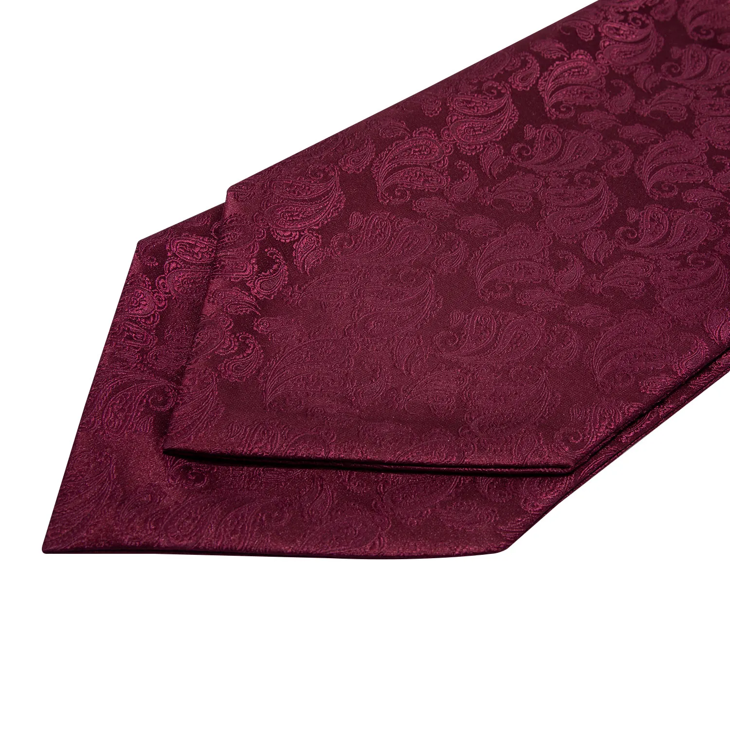 Dropshipping Seide Herren Ascot Hanky Manschettenknöpfe Set Jacquard Paisley Floral Vintage Krawatte Krawatte Großhandel für Männliche Hochzeit Business – Detail 19