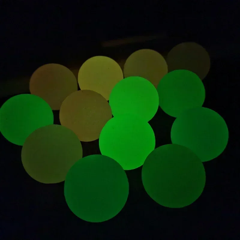 1/10Pcs Luminous Balls High Bounce Glow in the Dark Ball Sticky Wall Home Stress Relieve Toy Decompression Squeeze Toys Party 2