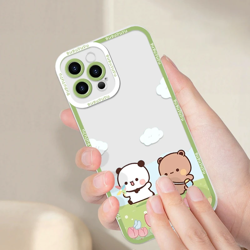 Adorable BUBU DUDU Couple Clear Phone Case - Soft Cover