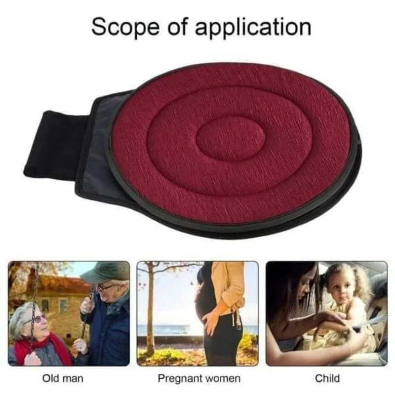 360&deg; Rotating Seat Cushion Car Seat Aid Chair Revolving Cushion Rotation Auto Memory Foam Pad Mat