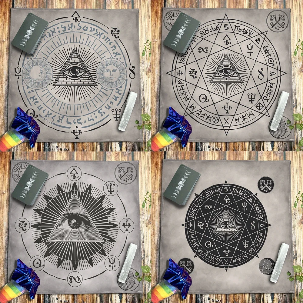 

Customizable Tarot Tablecloth Altar Cloth Board Game Divination Witchcraft Astrology Pagan Oracle Card Mat