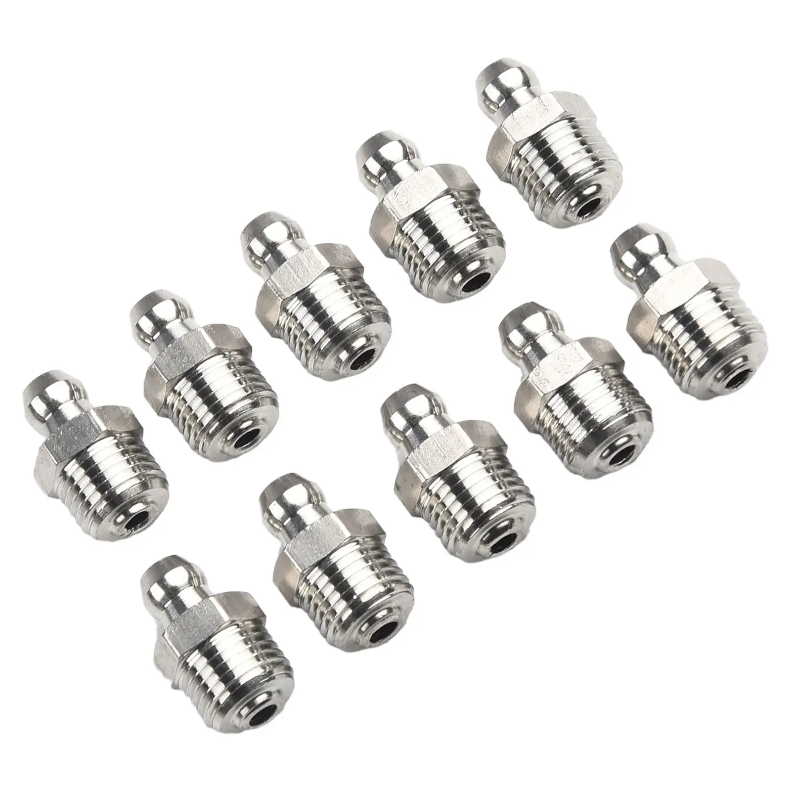 

Reliable 201 Stainless Steel Grease Fitting Straight Hydraulic Design 10pcs Pack Suitable for Most Mechanical Equipment