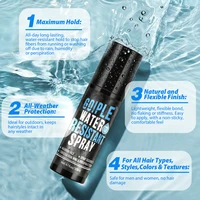 Spray imperméable pour fibres capillaires à tenue maximale, fibres de renforcement capillaires, parfait pour un usage toute la journée, Spray Fiberhold pour cheveux fins ou amincissants 4