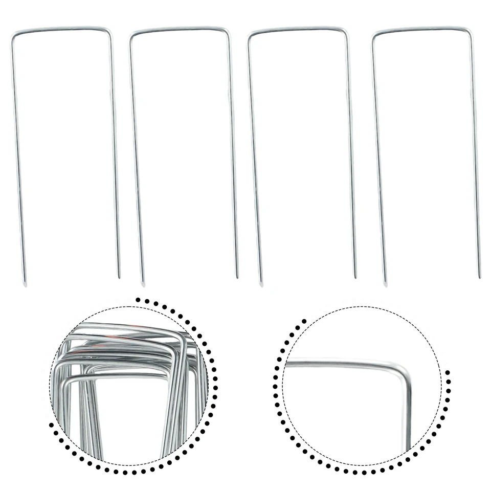 NONMON 10 Pezzi Picchetti Della Tenda 30 Cm Pali Zincati Ganci