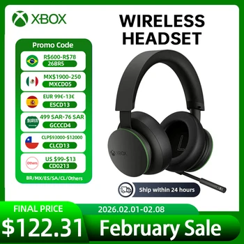Cuffia wireless stereo Microsoft Xbox originale al 100%: dispositivo Starfield in edizione limitata Xbox Series XS, Xbox One e Windows 10