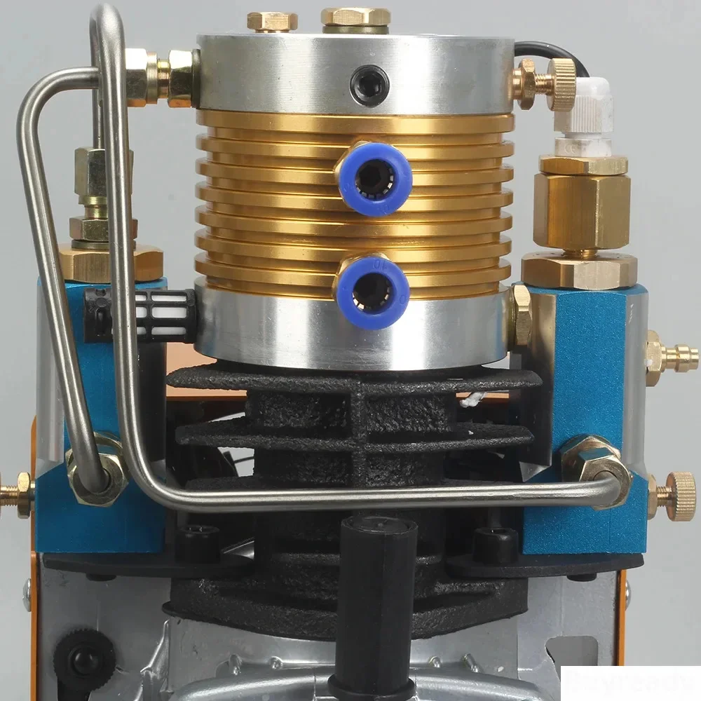 자동 정지 PCP 펌프 고압 공기 압축기, 전기 압축기 펌프, 공압 탱크, 110V, 220V, 80L/min, 4500Psi, 300Bar, 30Mpa