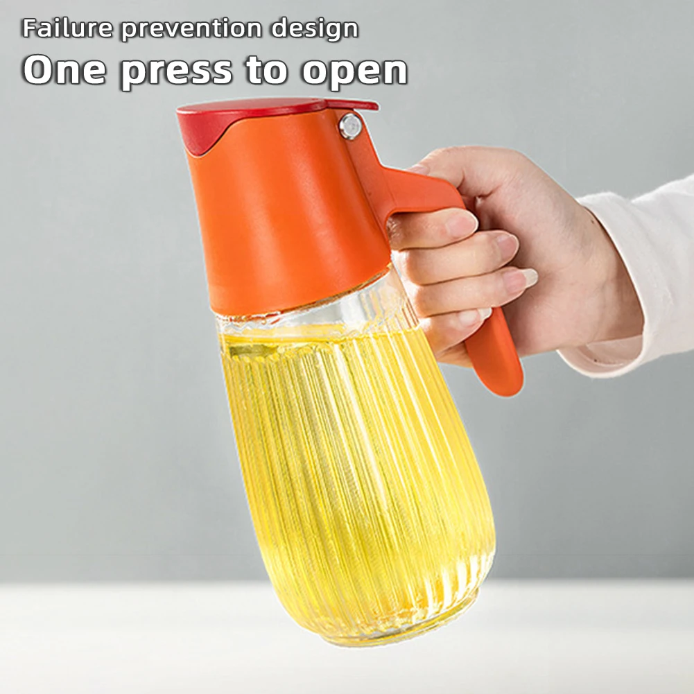 304 Stainless Steel Seasoning Bottle Automatic Opening/Closing Seasoning Bottle For Kitchen
