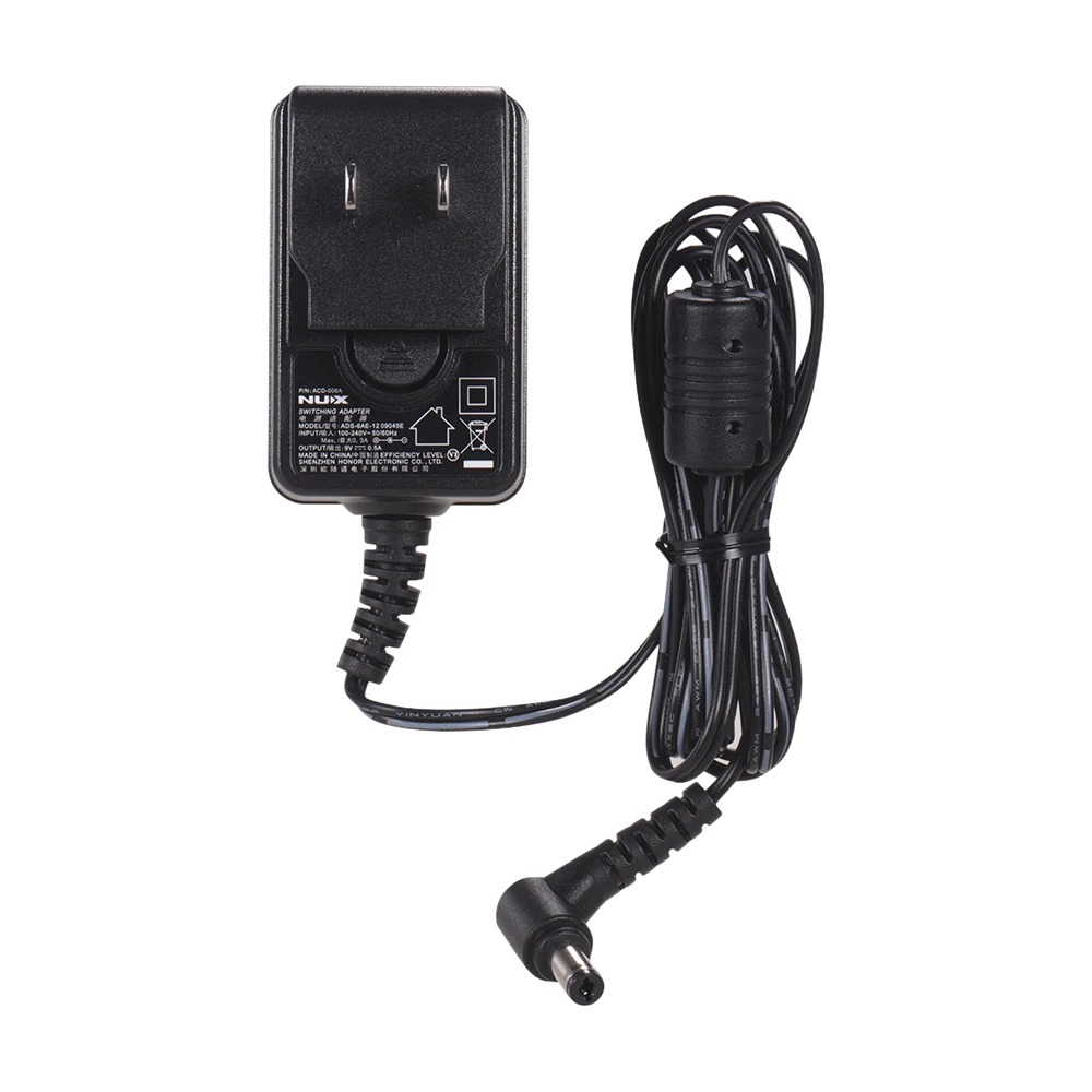 9V AC/DC Power Adapter Corded Power Supply Charger for Electric Guitar Amplifier Guitar Pedal with Noise Reducing Magnetic Ring