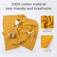 BaBy Accessories Photography Props Newborn Keepsakes Memories Milestone Cards Monthly Blanket Babies Photos Baby Birth Gift Set 4