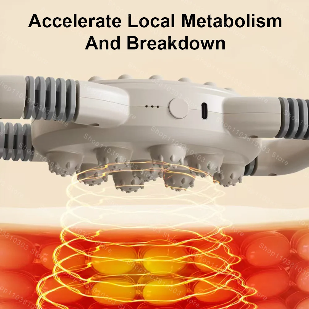 Vibration Fat-Burning Massager Home Exercise Waist Relaxation Muscle Stimulator for Waist Belly Full Body Slimming Massage