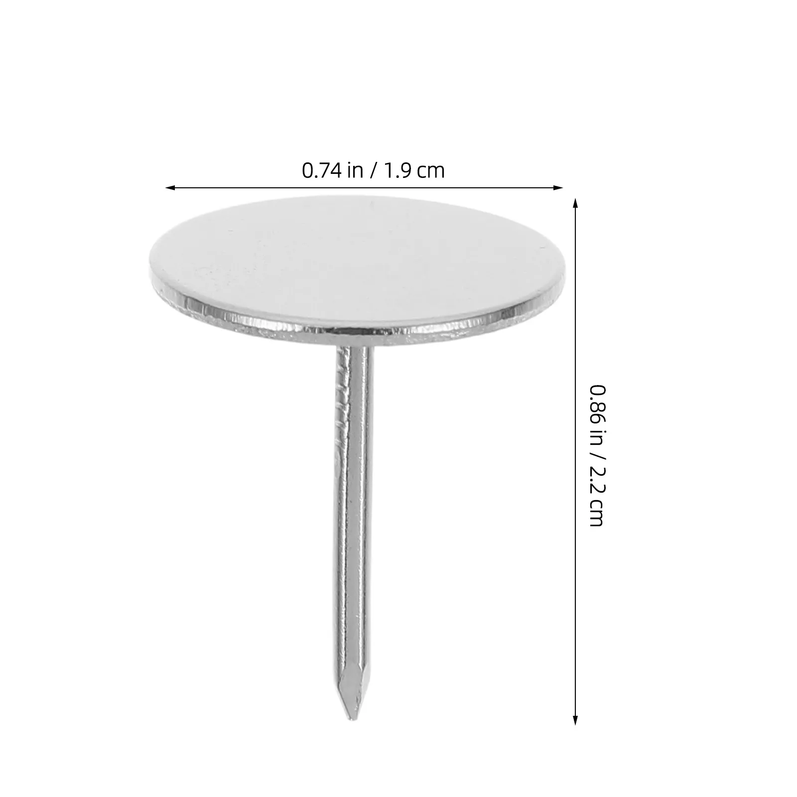 20Pcs 플랫 헤드 엄지 못 가구용 금속 못 소파 의자 카펫 장 푸시 핀 게시판 공예 사무용