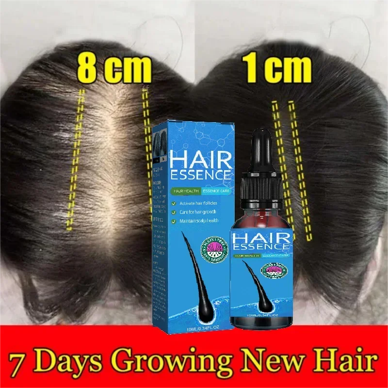 Hair Growth Serum 7 Days Fast Regrowth Essential Capsule Anti Hair loss Baldness Repair Damaged Scalp Treatment For Women Men
