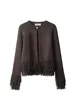 HH Women Fashion Autumn Sweater Coats Solid O-Neck Long Sleeves Tassel Decoration Button Female Casual Loose Cardigans