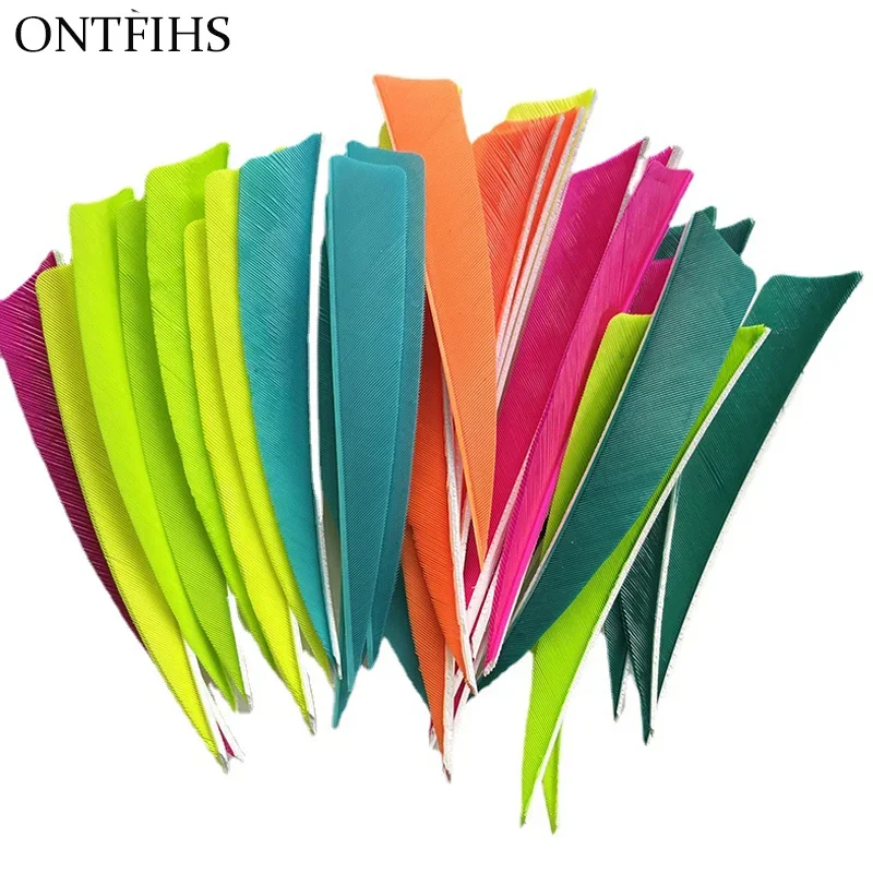 Lot De 20 Flèches Coupées – Aubes 4 Pouces – Plume Aile Droite Rouge – Metallixity