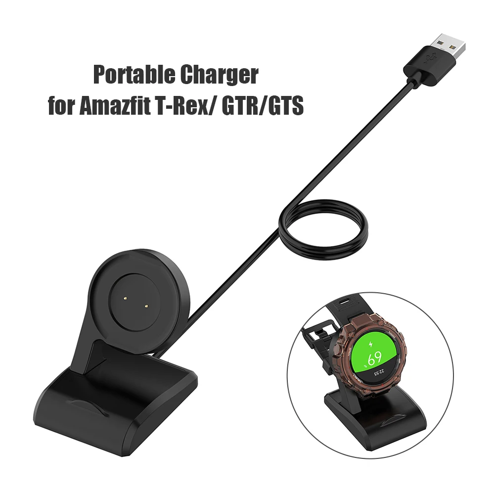   ũ ׳ƽ   USB  ̺ ڵ, Amazfit T-Rex A1918 GTR 42mm 47mm GTS Ʈġ