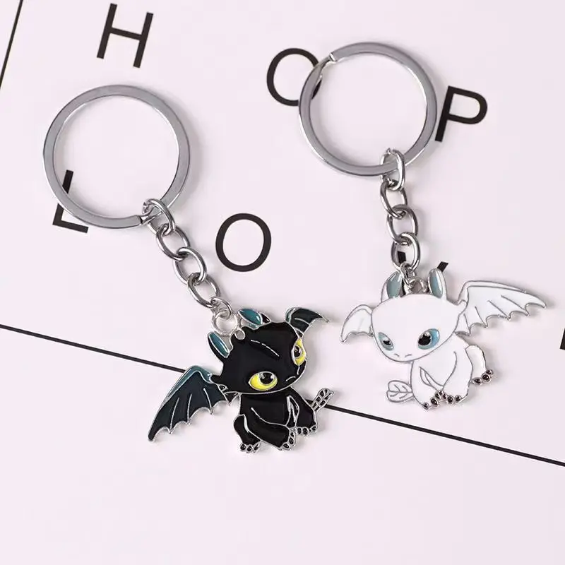 Toothless Dragon Keychain key chain plush keychain bunny keychain balloon dog keychain backpack decoration