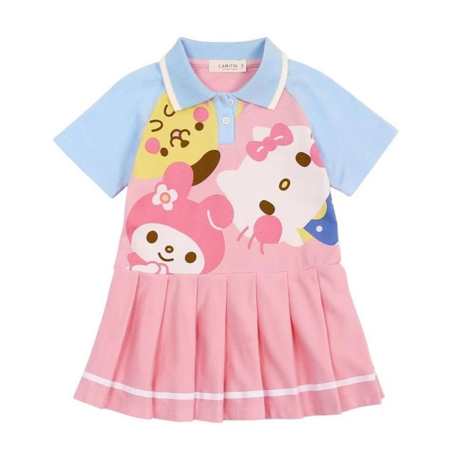Vestido Kawaii Hello Kitty infantil, Minha melodia Kuromi Desenhos  Animados, Vestido de verão para crianças, Anime Sanrio menina, Roupas  infantis fofas, Saia - AliExpress