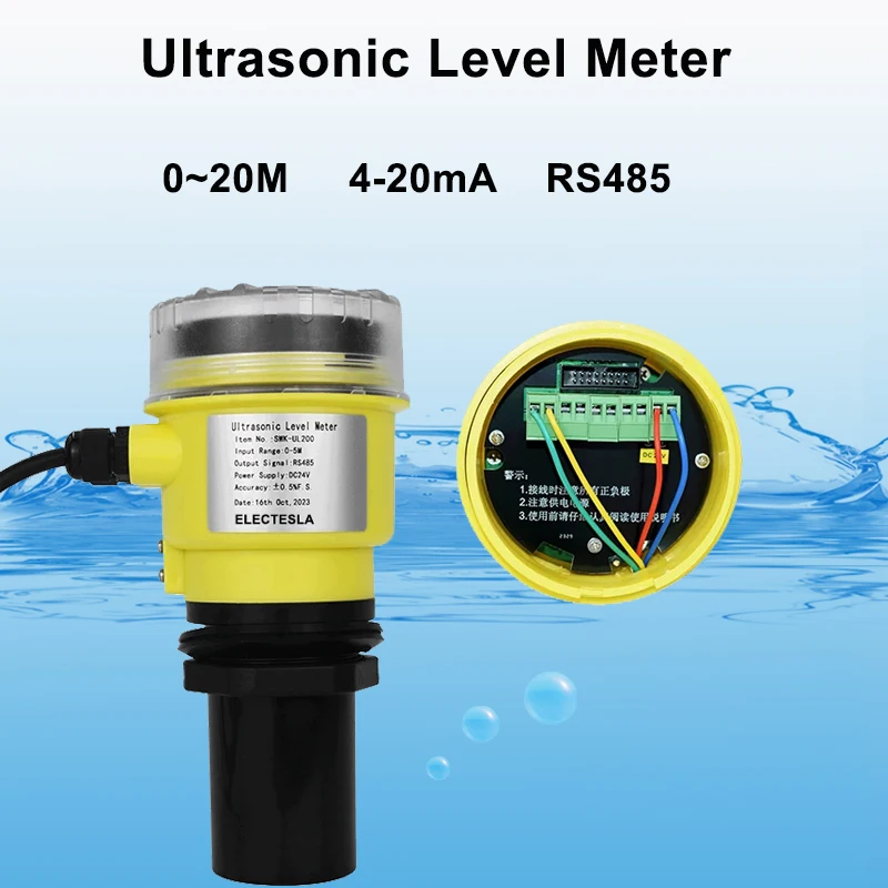 Sensor-ultrass-nico-do-tanque-de-gua-3m-5m-10m-Level-Meter-4-20ma-RS485 ...