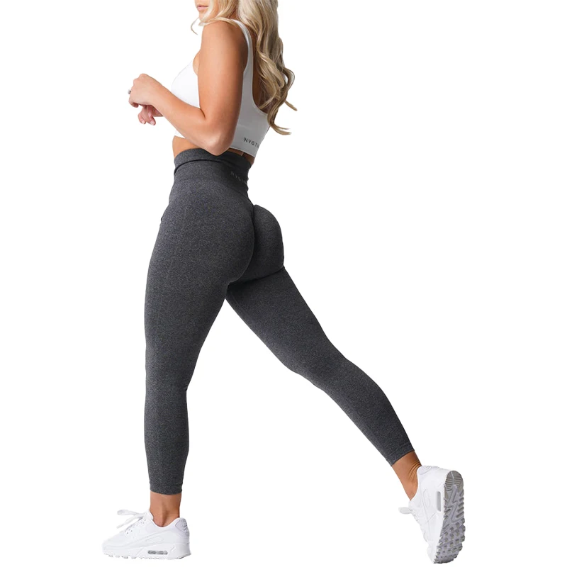 Nvgtn Seamless Leggings Spandex Shorts Woman Fitness Elastic Breathable  Hip-lifting Leisure Sports Spandex Tights