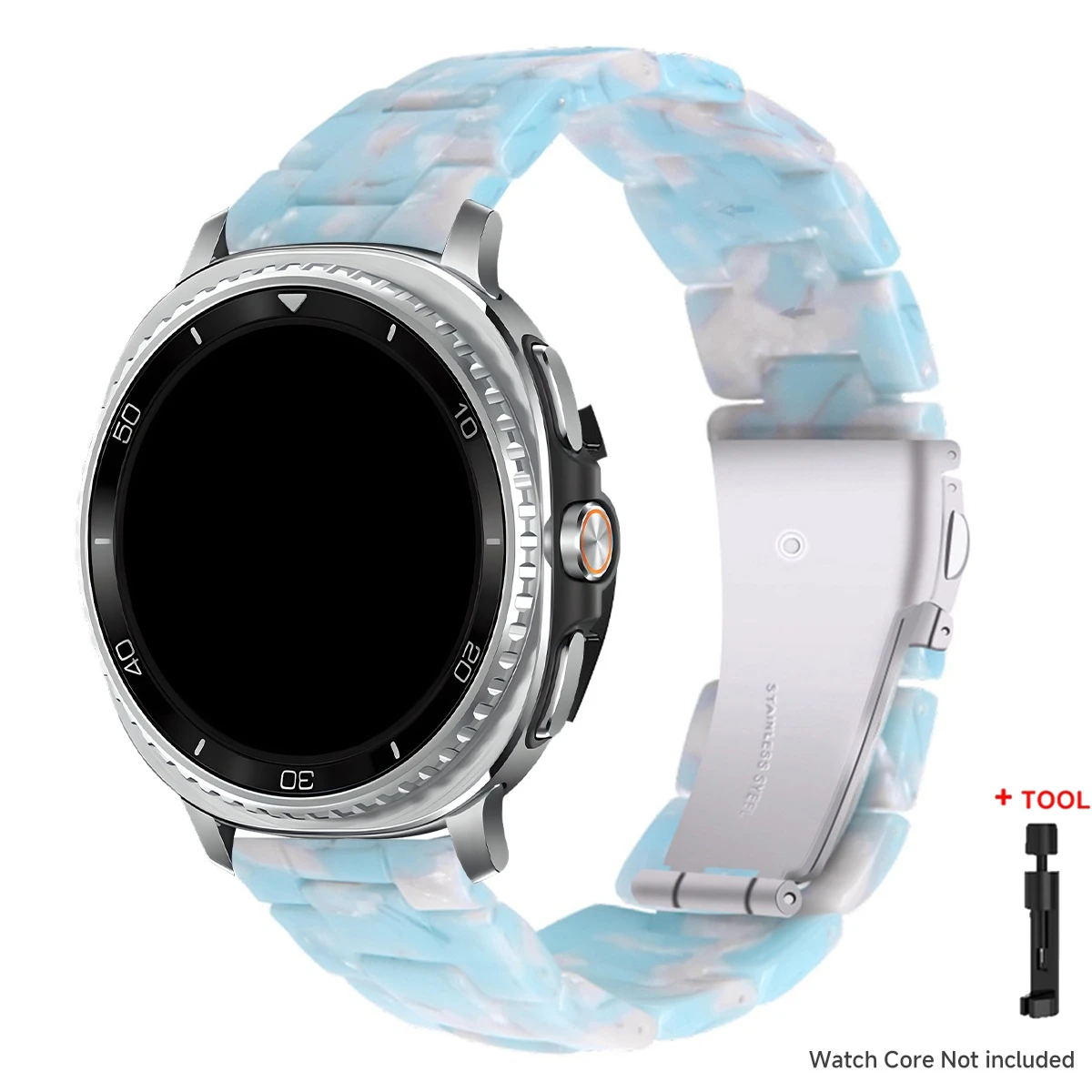 Transparent Resin Band Strap for Women – Stylish Bracelet for Watches