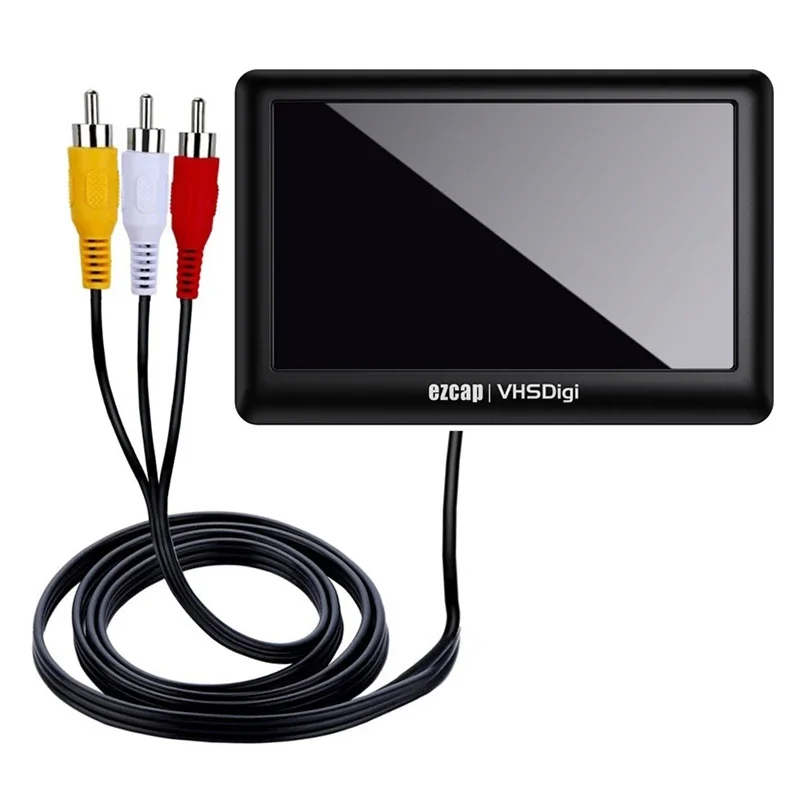 Ezcap180 Vhs Digitalizzatore Rca Av Videoregistratore Analogico Scheda Di Acquisizione Video Scatola Di Registrazione Per Vhs Videoregistratore Hi8 Vi