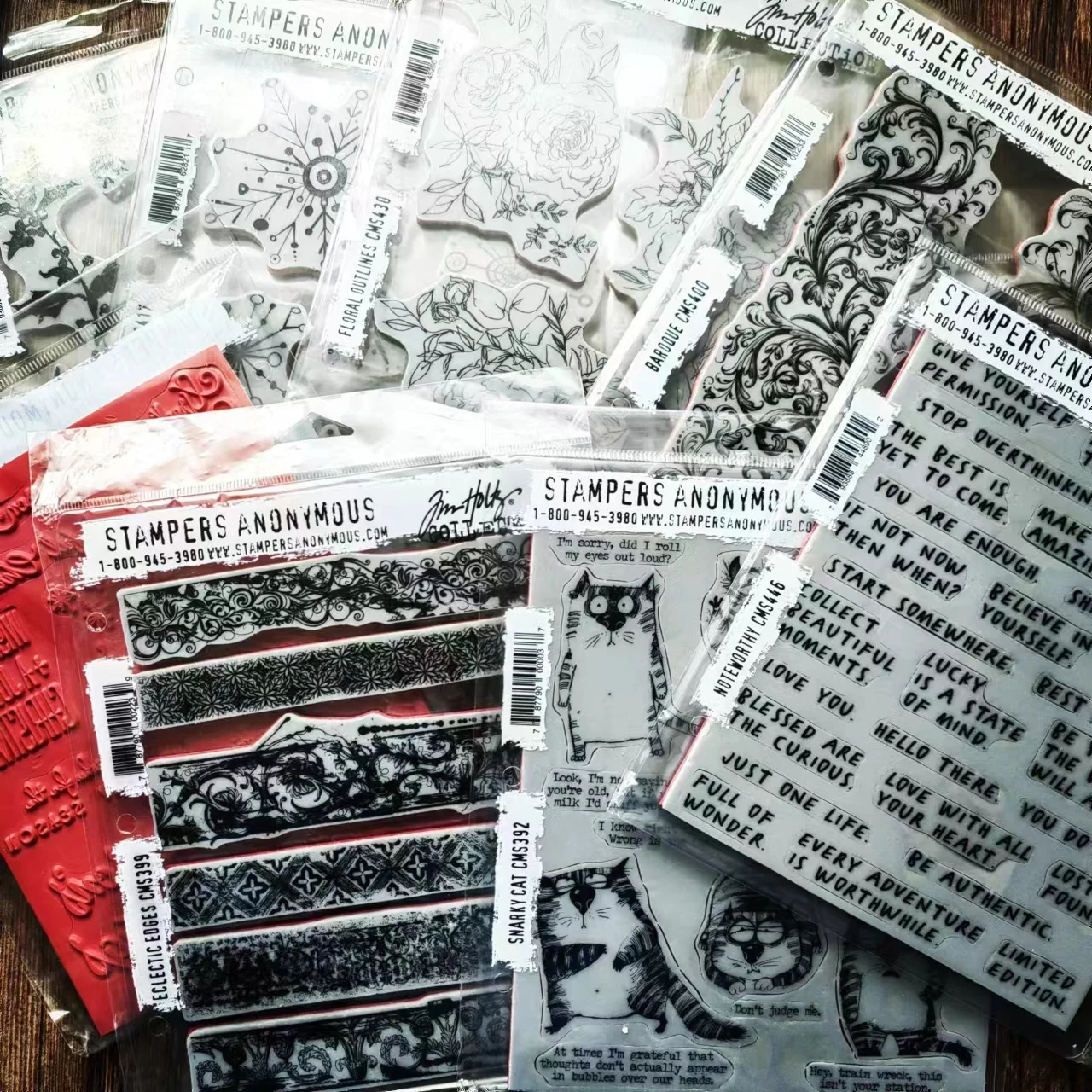 

Штампы анонимные оригинальные резиновые штампы Tim Holtz