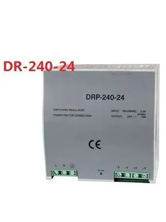 

Импульсный источник питания DR-240-24 24 в 10 а/12 в 20 А, трансформатор промышленного класса, монтажная мощность на Din-рейку, фотореклама