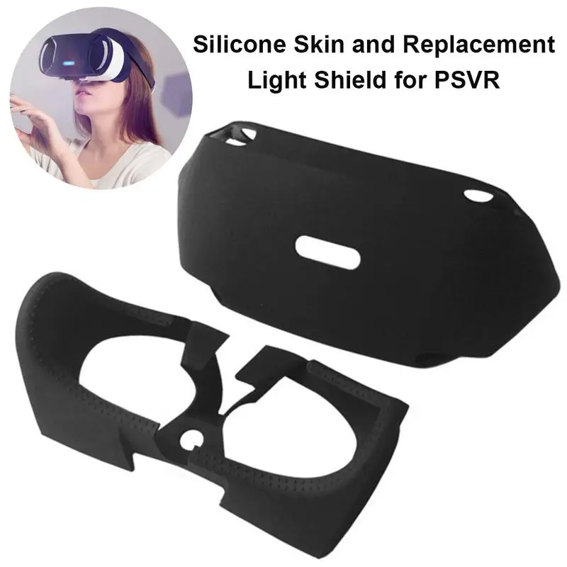 

100 Fuel Injection PSVR Inner Eye Mask Outer Eye Mask Silicone Sleeve PS VR Light Shield Protective Case