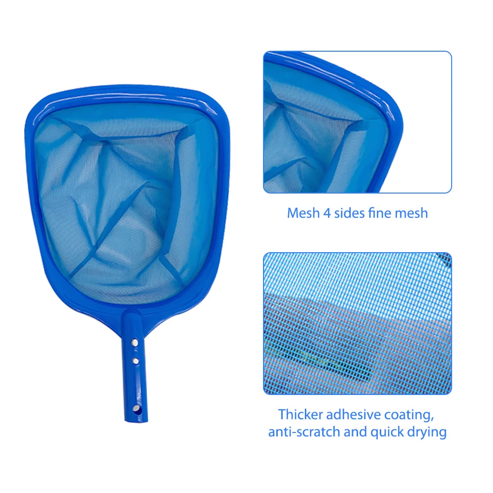Telescopic Pond Bathtub Pool Cleaning Nets Debris Salvage Mesh Swimming Pool Cleaner Skimmer Leaf Catcher Net Bag with Rod leaf skimmer pool cleaning tool swimming pool cleaning kit