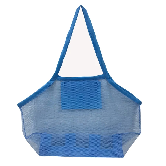 Blue beach bag L