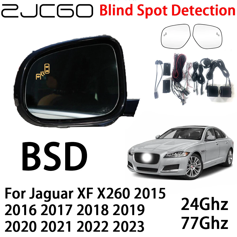 

ZJCGO Car BSD Radar Warning System Blind Spot Detection Safety Driving Alert for Jaguar XF X260 2015~·2023