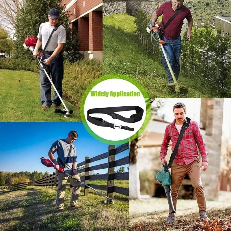 Shoulder Strap for Lawn Mower, Adjustable Backstrap, Leaf Blower Fixed Strap, Garden Tools Attachment, Simple Side Back