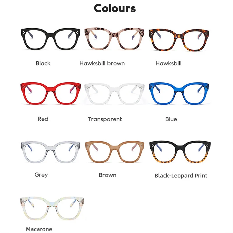 Square Anti Blue Light Glasses Frame Women Men Eyewear Optical Computer Eyeglasses Frames Spectacle Fake Eyewear