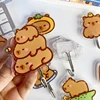 Cute Wall Hooks Key Holder Door Hanging Self Adhesive Wall Hanger Cartoon Capybara Hook For Kids Room Home Decor 2