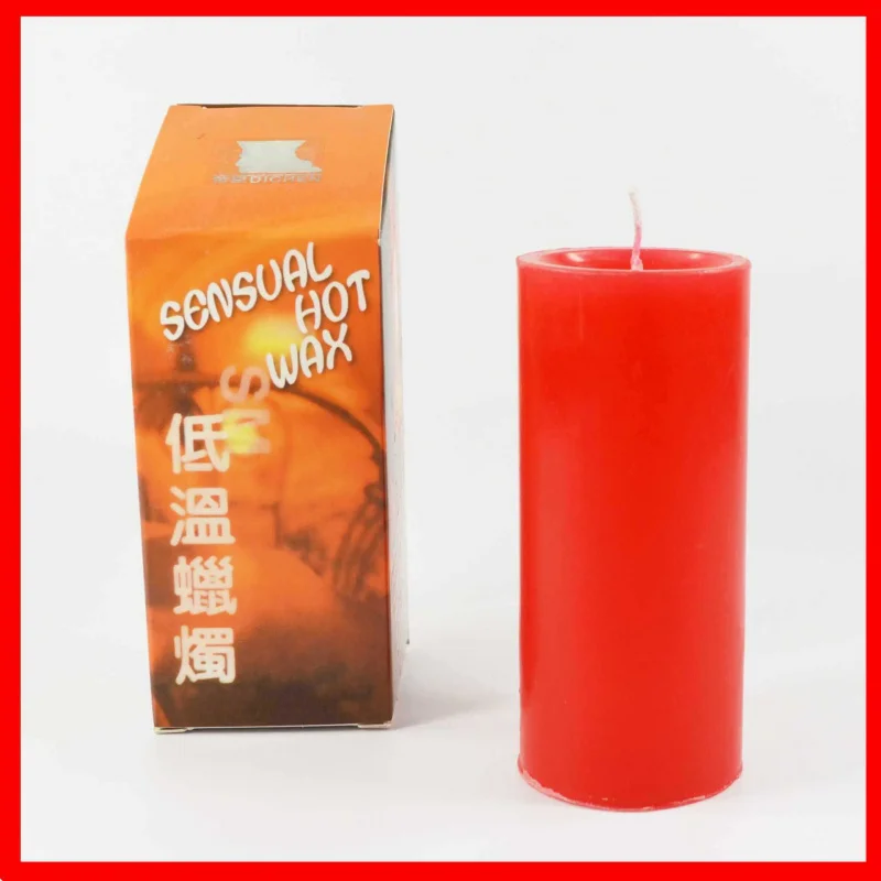 BYKFRed Sexy Low Temperature Candles Emperor Red Wax Drip Game Love Flirting Adult Sex Product