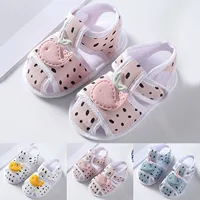 0-12M Newborn Baby Summer Sandals Kids Canvas Shoes Casual Soft Crib Shoes Toddler First Walkers Boys Girls Sandals Crib Newborn 1