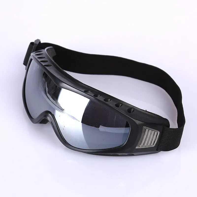 Protective Glasses Double-layer Outdoor Windshield Labor Protection Glasses PC Lens Protective Head-mounted Adult Men's Women's Ski Glasses