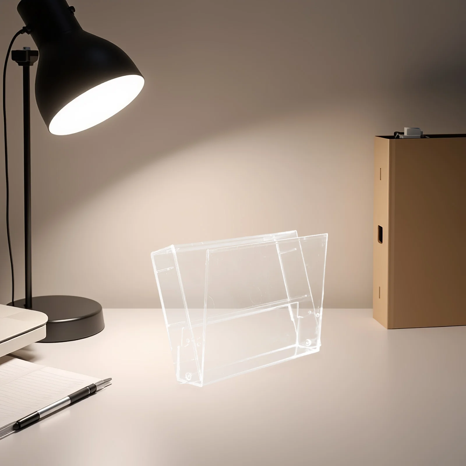 3Pcs Clear Plastic Cassette Tape Cases Audio Storage Box Transparent Desktop Organizer Retro Music Tape Holder