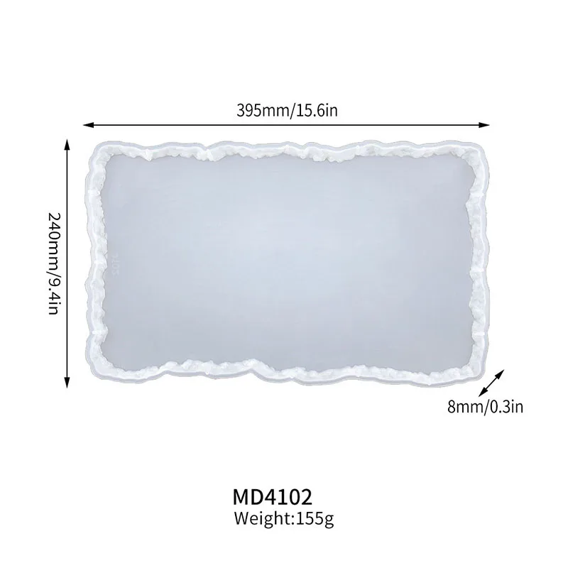 DIY Crystal Silicone Mold - Three-Layer Decorative Fruit and Tea Plate